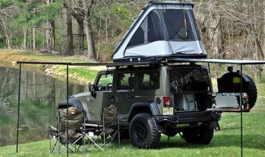 tente de toit DISCOVERY EVO sur un 4x4