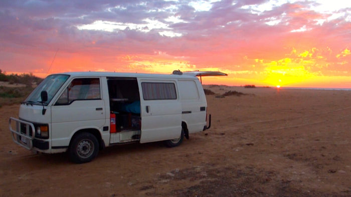 un camping car pour les vacances en caravane